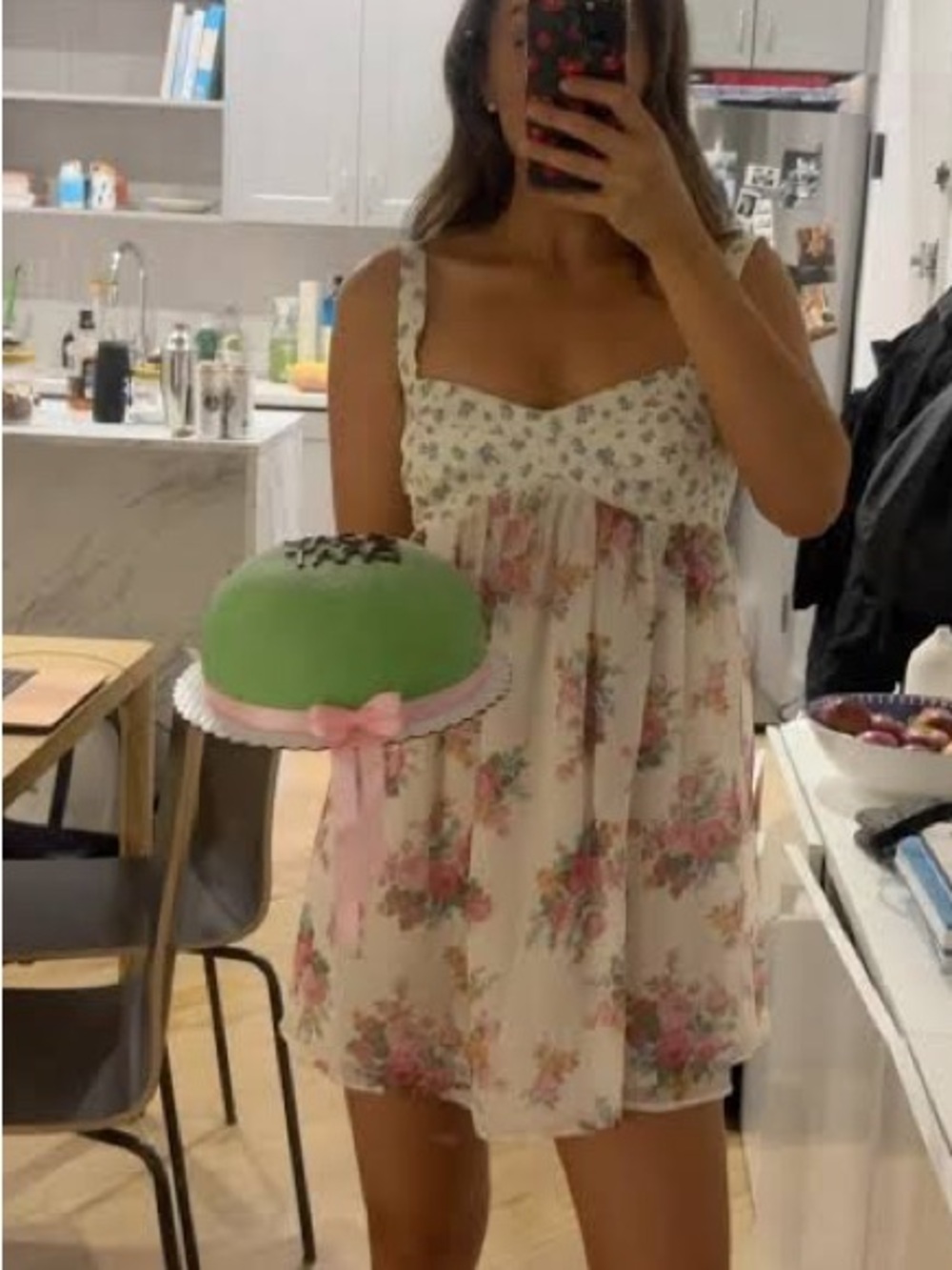 For Love & Lemons Amandine Floral Mini Dress